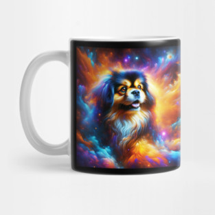 Outer Space Celestial Tibetan Spaniel Mug