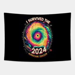 I Survived the 2024 Hurricane Season Tapestry