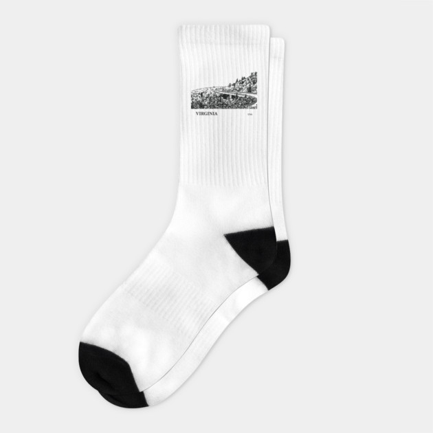 Virginia USA Socks by Lakeric