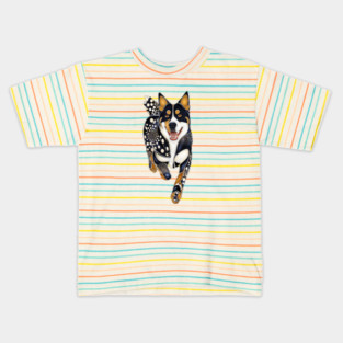 Dog Picture, inspired by Aboriginal Art Kids T-Shirt