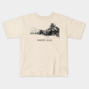Puerto Rico - Vintage Kids T-Shirt