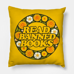 Read Banned Books Pillow