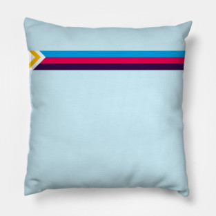 Simple Polyam Flag Stripe Pillow