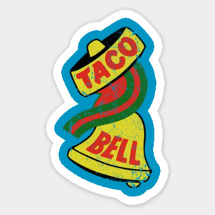 Vintage Taco Bell Sticker