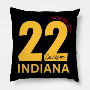 Caitlin Clark #22 Indiana from the logo Pillow