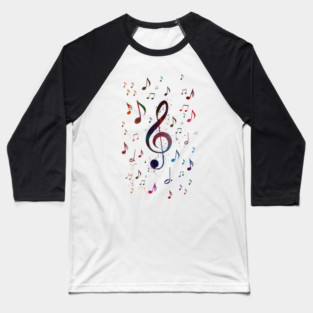 Music notes art Baseball T-Shirt