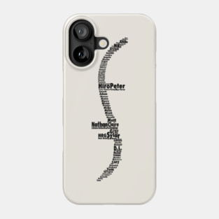 Heroes Names Helix Phone Case