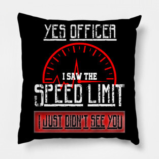 drag racing Pillow