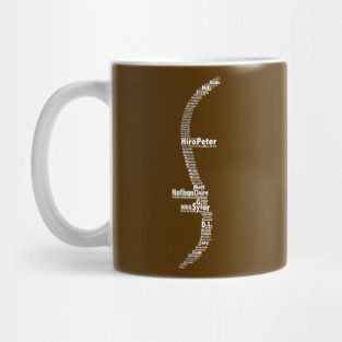 Heroes Names Helix INVERTED Mug