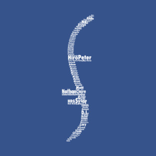 Heroes Names Helix INVERTED T-Shirt