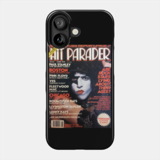 Hit Parader, Kiss Magazine Cover Phone Case