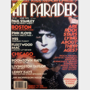 Hit Parader, Kiss Magazine Cover Posters and Art