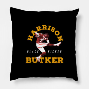 Harrison Butker / grunge / place kicker Pillow