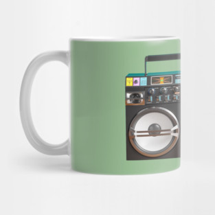 Vintage Boombox Ghettoblaster Mug