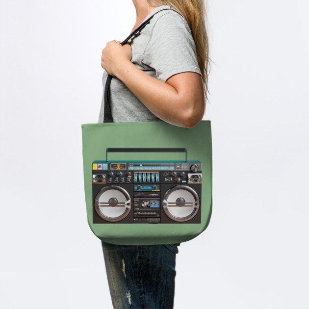 Vintage Boombox Ghettoblaster by The WYLD Tribe