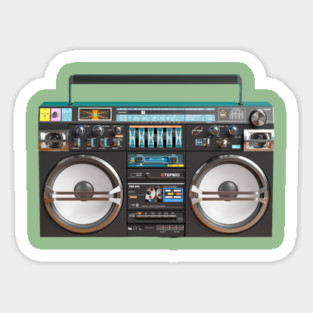 Vintage Boombox Ghettoblaster Magnet