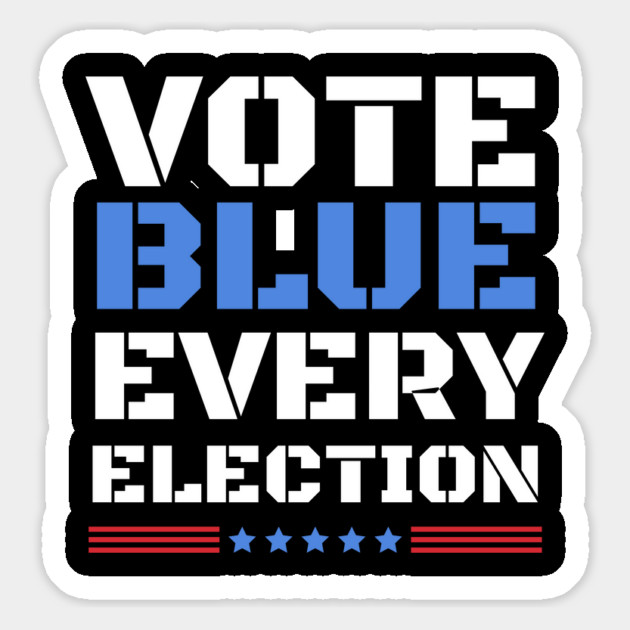 Vote Blue Every Election Magnet by The WYLD Tribe