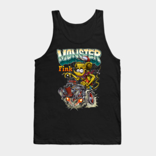 Monster Fink Dragster Hotrod Tank Top