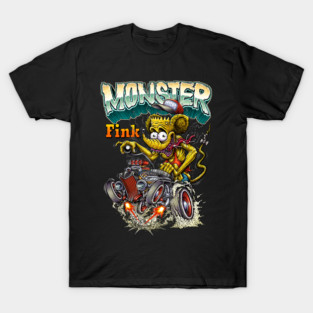 Monster Fink Dragster Hotrod T-Shirt