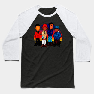 Dots - Juice 90s Retro movie Baseball T-Shirt