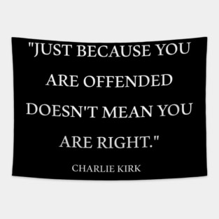 Charlie-Kirk Tapestry