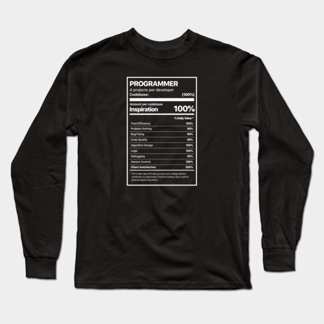 Programmer Long Sleeve T-Shirt by artslaves