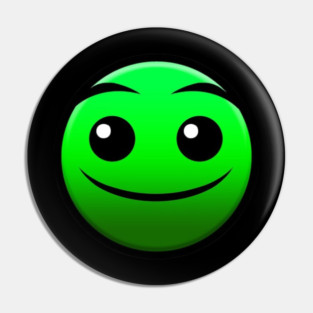 Geometry Dash Green Pin