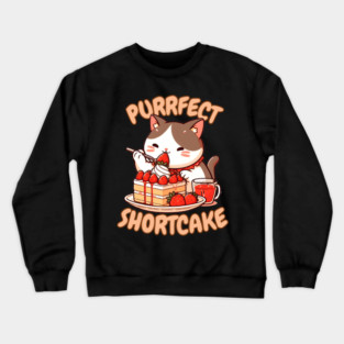 Strawberry shortcake cat Crewneck Sweatshirt