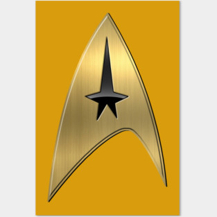 STAR TREK - Command division insignia Posters and Art