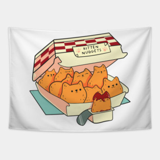 Kitten Nuggets Tapestry