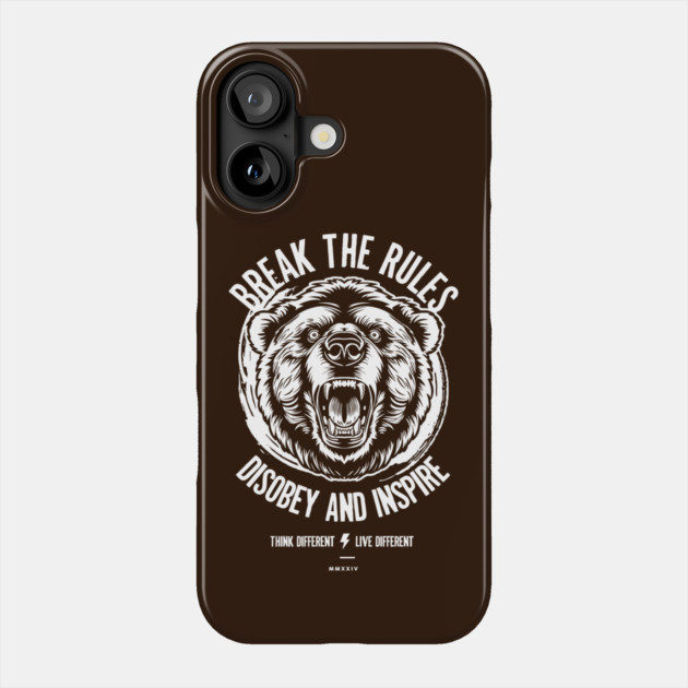Break The Rules Phone Case by artslaves