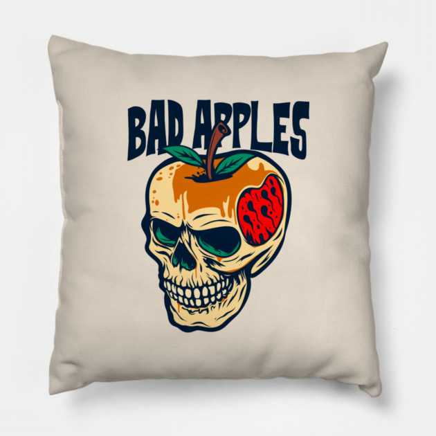 BAD APPLES Pillow by artslaves