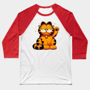 Garfield - Maneki Neko Baseball T-Shirt