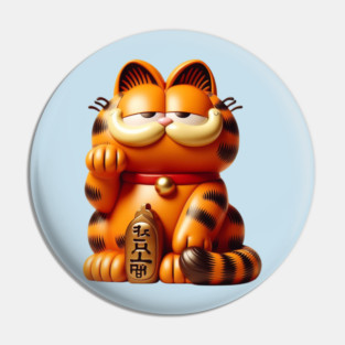 Garfield - 3D Maneki Pin