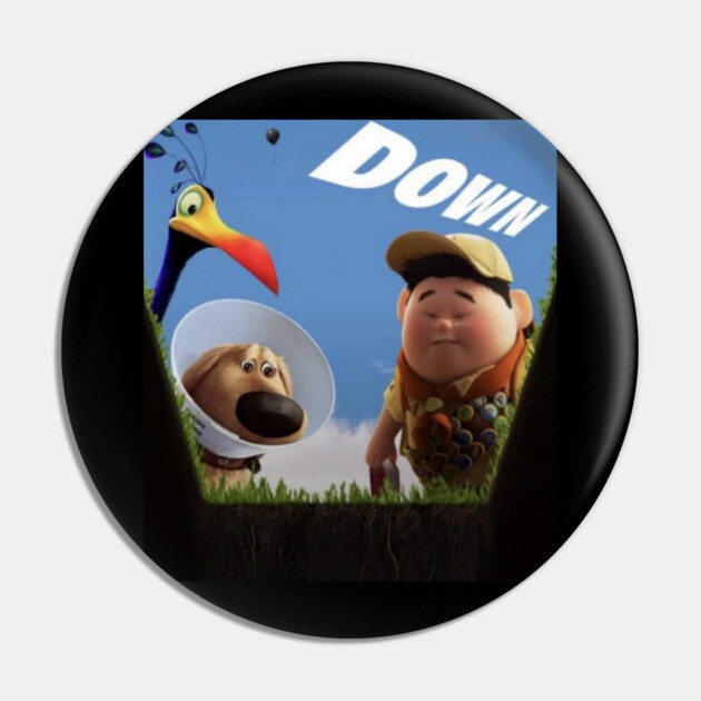 After Up Pin by Low Life Shirts