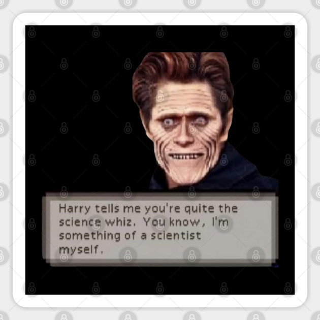 Im something of a scientist Sticker by Low Life Shirts