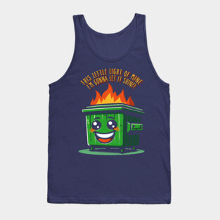 Dumpster fire Tank Top