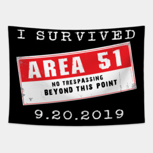 I Survived Area 51 Tapestry