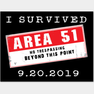 I Survived Area 51 Posters and Art