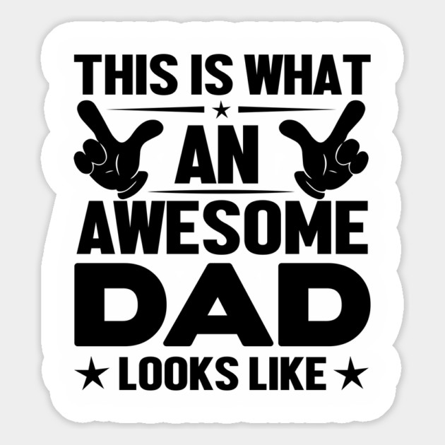 Awesome Dad Magnet by MCAL Tees