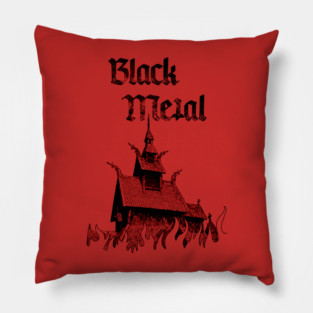 BLACK METAL Pillow