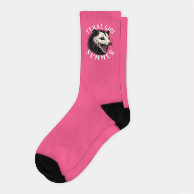 Feral Girl Summer Socks by GoshWow®