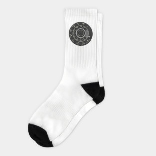 Retro Rotary Dial Phone Socks