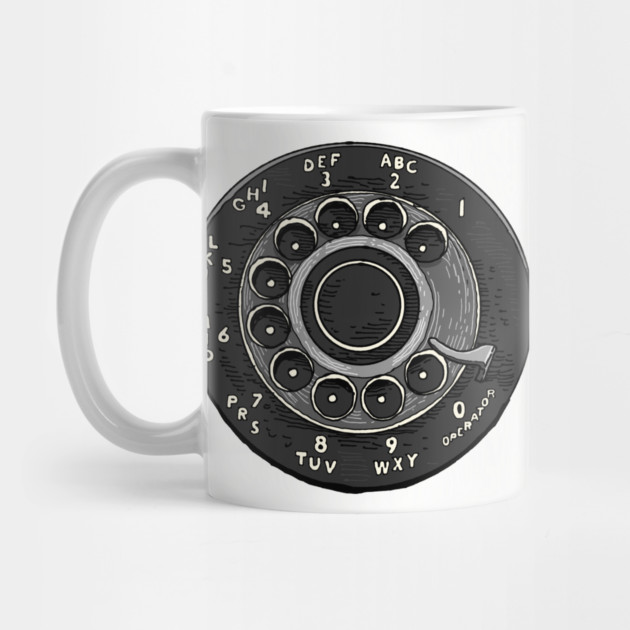 Retro Rotary Dial Phone by GoshWow®