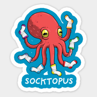 Socktopus Sticker