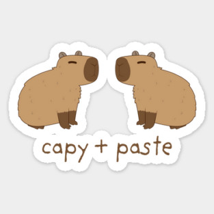 Capy Paste Sticker