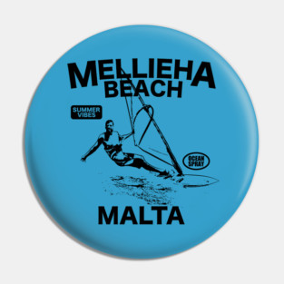 Mellieha Beach, Malta Pin
