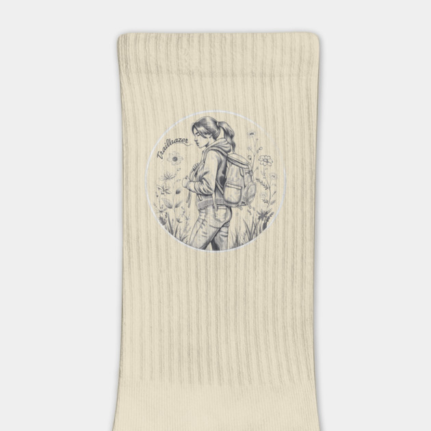 Trailblazer,  dynamic image of a woman hiker by Vinokurio