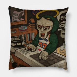 VINTAGE MF DOOM BOOK OF RHYNES Pillow