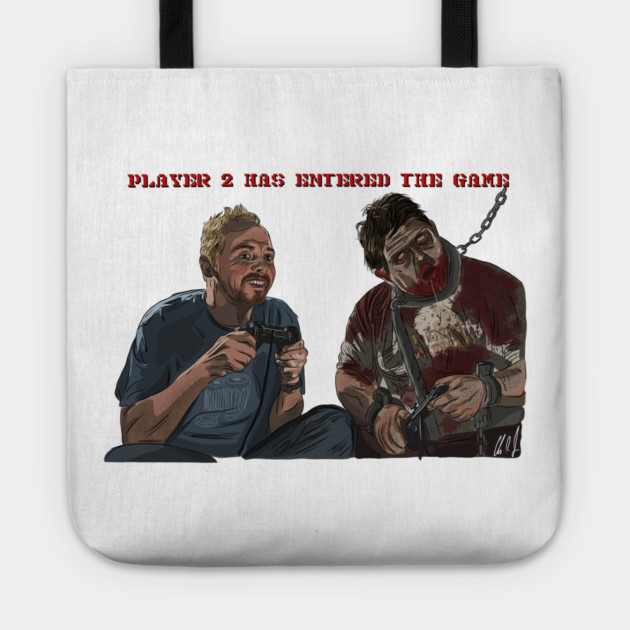 Shaun of the Dead: Player 2 Has Entered the Game Tote by 51Deesigns